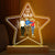 Five - Star Dad - Gift For Fathers - Personalized 3D Led Light Wooden Base