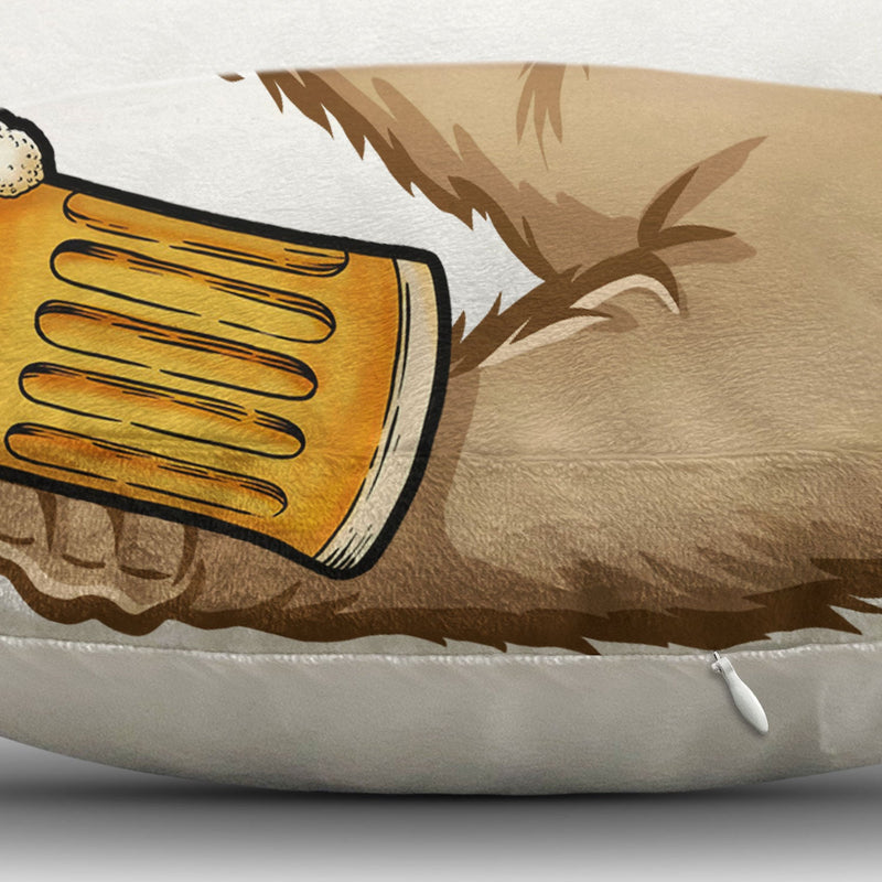 Papa Ours - Cadeau pour les pères - Oreiller personnalisé en forme de cœur