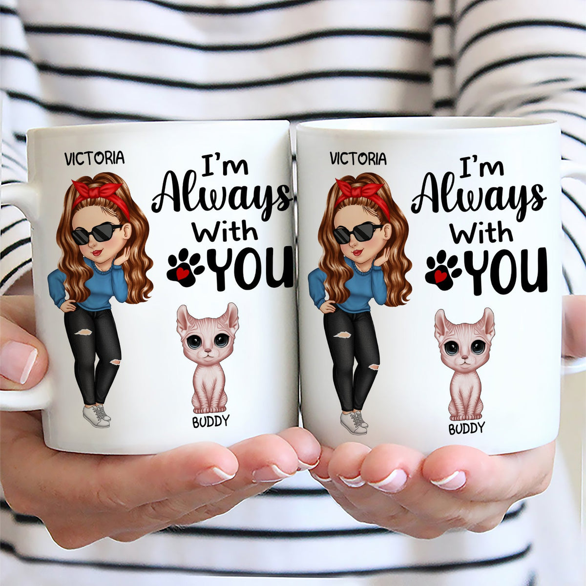 Best Cat Mom Ever - Funny Gift For Cat Lovers, Cat Moms - Personalized Mug