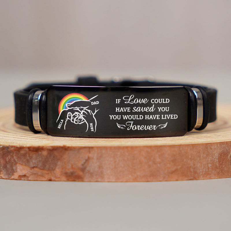 Tu as laissé des empreintes de pattes sur mon cœur - Cadeau commémoratif pour les amoureux des chiens, maman de chien, papa de chien - Bracelet gravé personnalisé
