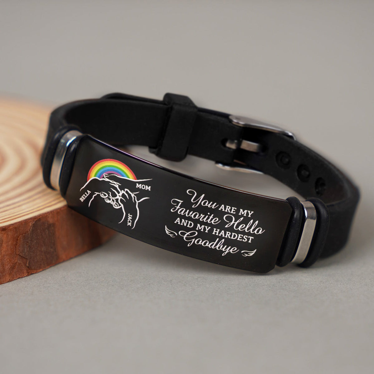 Tu as laissé des empreintes de pattes sur mon cœur - Cadeau commémoratif pour les amoureux des chiens, maman de chien, papa de chien - Bracelet gravé personnalisé