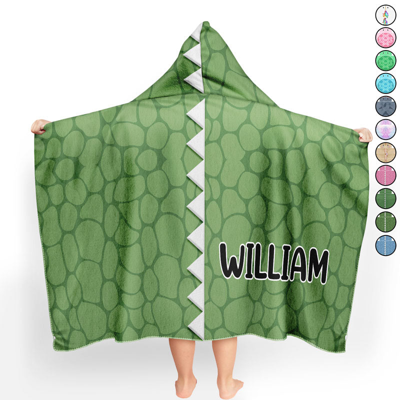 Kids Cosplay Animal At The Beach - Personalized Hooded Beach Towel