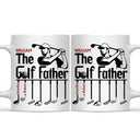 The Golf Father Funny Golfer Dad - Personalized Mug