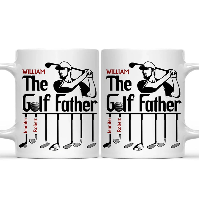 The Golf Father Funny Golfer Dad - Personalized Mug