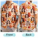 Custom Photo Tiki Flower Summer Beach Vibe - Personalized Hawaiian Shirt
