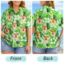 Custom Photo Tiki Flower Summer Beach Vibe - Personalized Hawaiian Shirt