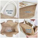 The Beach Is Calling And I Must Go - Personalized Jute Tote Bag