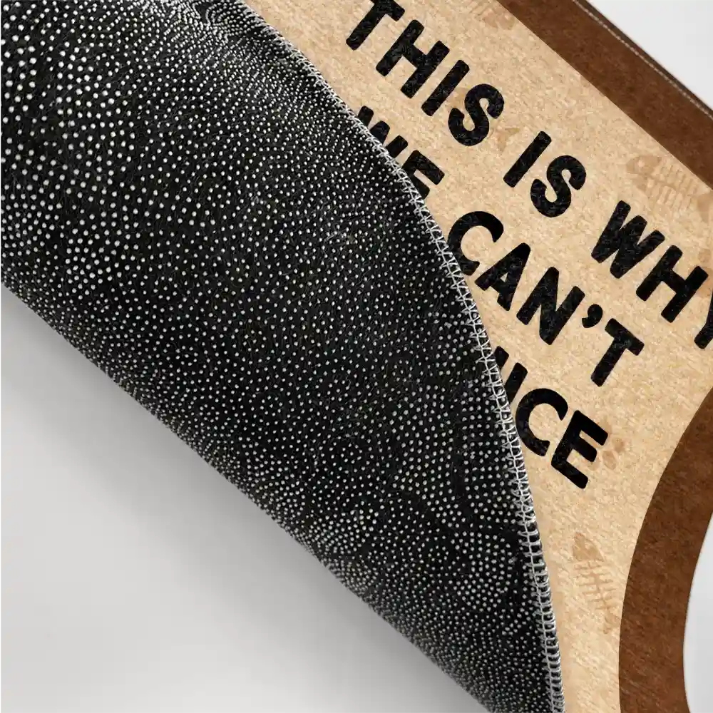 Voici pourquoi nous ne pouvons pas avoir de belles choses Chats de dessin animé - Paillasson personnalisé 