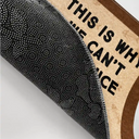 Voici pourquoi nous ne pouvons pas avoir de belles choses Chats de dessin animé - Paillasson personnalisé 