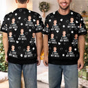 Gift For Couples - Custom Photo Christmas Funny I Love My Lover - Personalized Short Sleeve Sweater