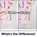 Gift For Grandma, Gift For Mother - Grandkid's Names Blessed To Be Called Grandma Nana - Personalized Wearable Blanket