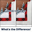 Gift For Grandma, Gift For Grandpa, Gift For Grandparents - Nana Papa Snowwoman Snowman Christmas Grandparents - Personalized Wearable Blanket