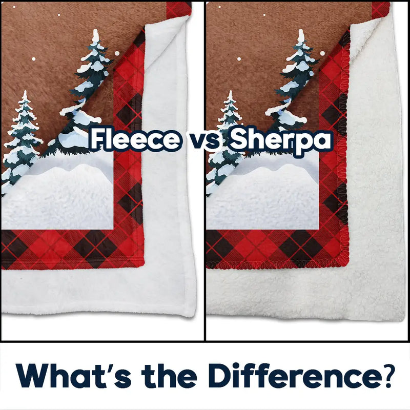 Gift For Grandma, Gift For Grandpa, Gift For Grandparents - Nana Papa Snowwoman Snowman Christmas Grandparents - Personalized Wearable Blanket