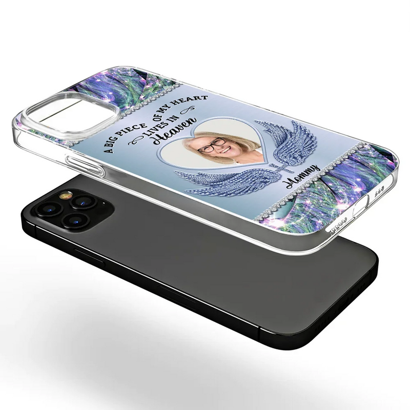 Family, Memorial - Custom Photo I Will Always Carry You With Me - Personalized Clear Phone Case