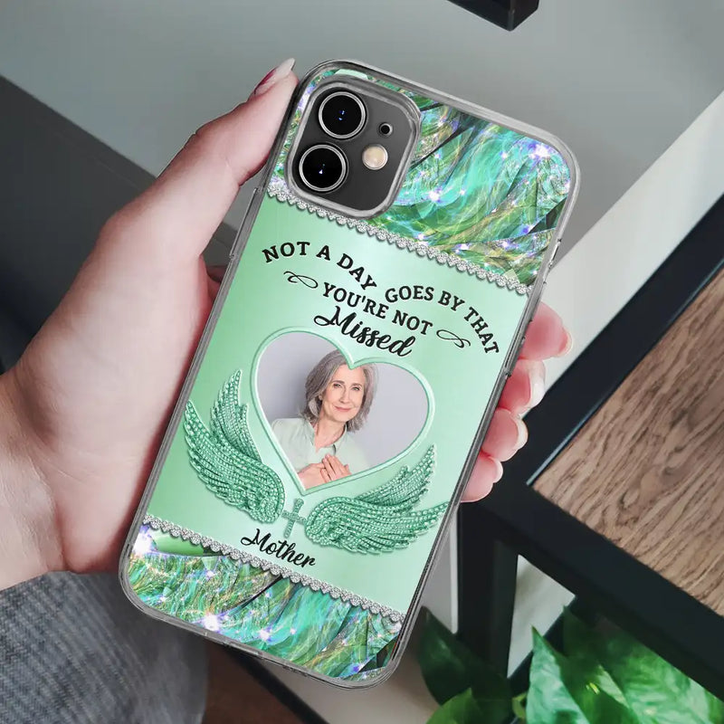 Family, Memorial - Custom Photo I Will Always Carry You With Me - Personalized Clear Phone Case