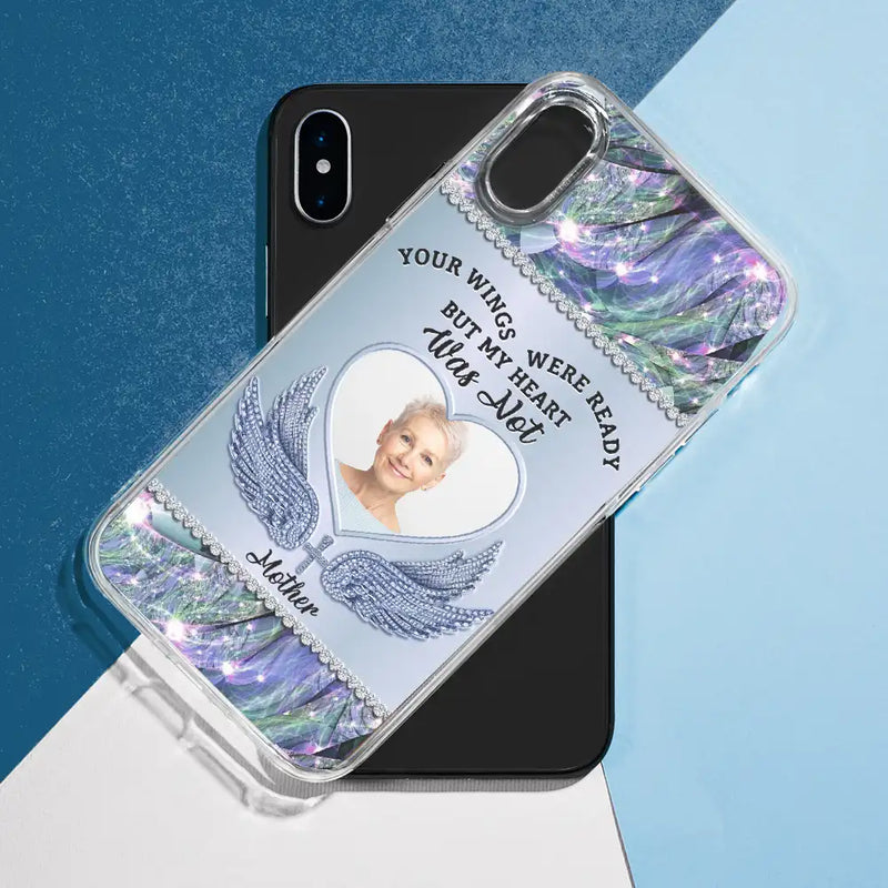 Family, Memorial - Custom Photo I Will Always Carry You With Me - Personalized Clear Phone Case