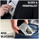 New Dad, Gift For Father, Gift For Husband - Custom Photo From The Bump Now You Can Carry Me Too - Personalized Card Wallet With Money Clip
