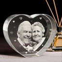 Gift For Mother - Custom Photo Mom You Are The Heart Of Our Family - Personalized Crystal Heart