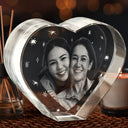 Gift For Mother - Custom Photo Mom You Are The Heart Of Our Family - Personalized Crystal Heart