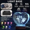 Gift For Mother - Custom Photo Mom You Are The Heart Of Our Family - Personalized Crystal Heart