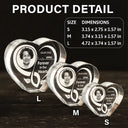 Memorial - Custom Photo Memorial I'm Always With You Forever In Heart - Personalized Crystal Heart