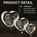 Memorial, Pet Lovers - Pet Memorial A Piece At The Rainbow Bridge - Personalized Crystal Heart