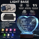 Memorial, Pet Lovers - Pet Memorial A Piece At The Rainbow Bridge - Personalized Crystal Heart