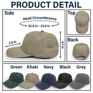 The Dogfather - Personalized Vintage Washed Denim Cap