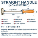 Happy,Family - Family Branding Name Monogram - Personalized Grilling Branding Stamp