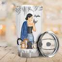 Best Cat Mom Ever - Gift For Cat Lovers - Personalized Custom Tumbler