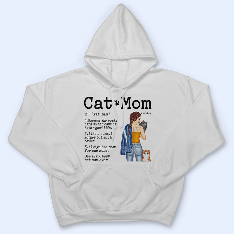 Cat Mom - Gift For Cat Lovers - Personalized Custom T Shirt