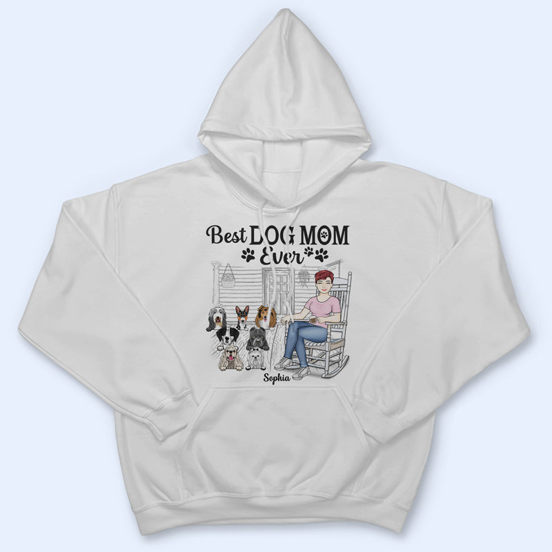 Meilleure maman chien de tous les temps - Cadeaux pour maman - T-shirt personnalisé