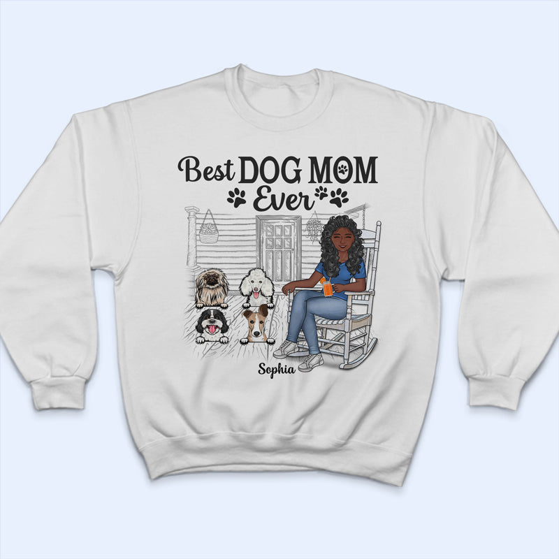 Meilleure maman chien de tous les temps - Cadeaux pour maman - T-shirt personnalisé