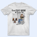 Meilleure maman chien de tous les temps - Cadeaux pour maman - T-shirt personnalisé