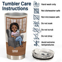 Thank You Best Dog Mom Ever Chibi Woman - Mother Gift - Personalized Custom Tumbler