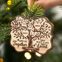 Christmas Family Tree And So Together They Built A Life They Loved - Memorial Gift For Family - Personalized Custom Wooden Ornament