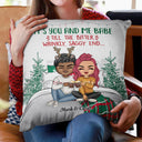 Merci pour tous les orgasmes, tu es le seul que je veux - Cadeau de Noël pour couple - Oreiller personnalisé