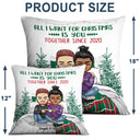 Merci pour tous les orgasmes, tu es le seul que je veux - Cadeau de Noël pour couple - Oreiller personnalisé