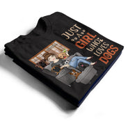 La folle aux chiens, la meilleure maman de chien au monde - Cadeau pour les amoureux des chiens - T-shirt personnalisé