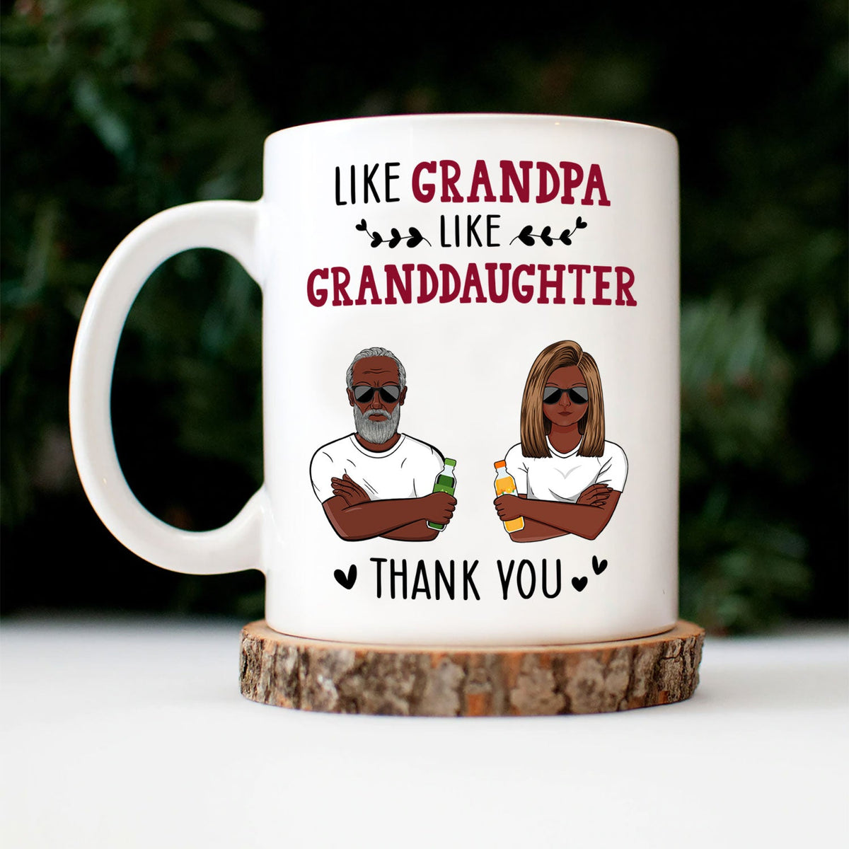 Dear Dad, Mom Great Job - Birthday, Loving Gift For Mother, Grandma, Grandmother, Father, Grandpa, Grandfather - Personalized Custom Mug