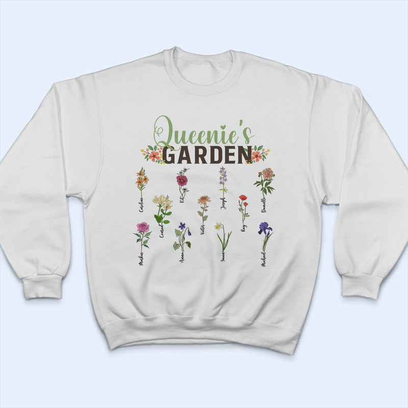 Grandma Garden - Birthday, Loving Gift For Mother, Grandma, Grandmother, Gardening - Personalized Custom T Shirt