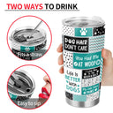 Dog Mom, Dog Dad - Birthday, Loving, Funny Gift For Dog Lover, Pet Owner - Personalized Custom Tumbler