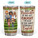 Sisters Are Different Flowers From The Same Garden - Birthday, Loving Gift For Sister, Siblings, Family, Friends, Besties, BFF - Personalized Custom Tumbler