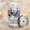 Mom Daughter Squad Unbreakable Bond - Birthday, Loving Gift For Mother, Mama, Grandma, Grandmother - Personalized Custom Tumbler