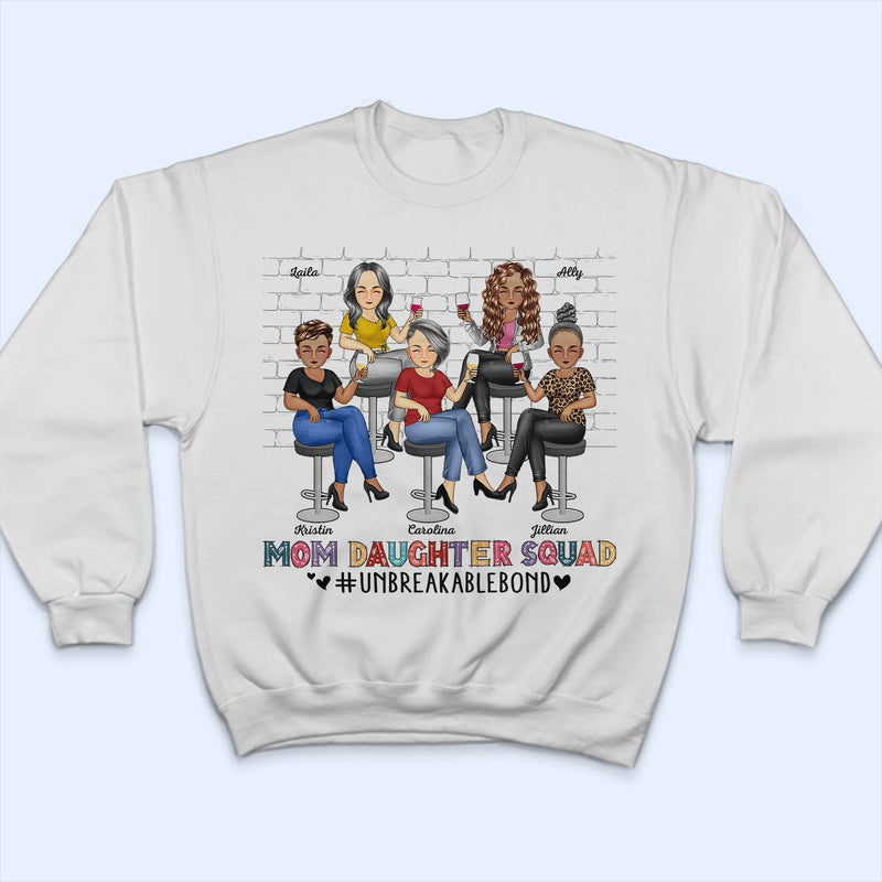 T-shirt personnalisé « Mère et Fille » : Un lien indestructible ! Cadeau d'anniversaire pour maman, grand-mère, grand-mère !