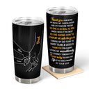 Main dans la main, je te protégerai toujours - Cadeau d'anniversaire, d'amour pour mère, père, grand-mère, grand-père, parents, grands-parents - Gobelet personnalisé