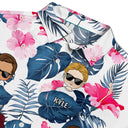 Retired Under New Management See Grandkids For Details - Birthday, Loving Gift For Dad, Father, Papa, Grandpa, Grandfather - Personalized Custom Hawaiian Shirt