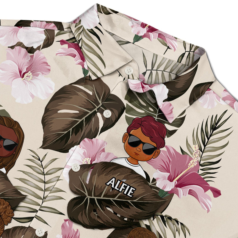 Best Dad, Papa, Uncle Ever Tropical Details - Birthday, Loving Gift For Father, Grandpa, Grandfather - Personalized Custom Hawaiian Shirt