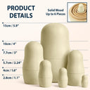 Family,Happy - Custom Photo Family Couple Besties - Personalized Portrait Nesting Doll