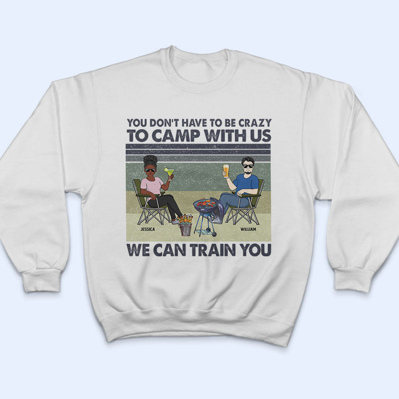 Drunk Campers Matter Camping Friends - Gift For Camp Besties - Personalized Custom T Shirt